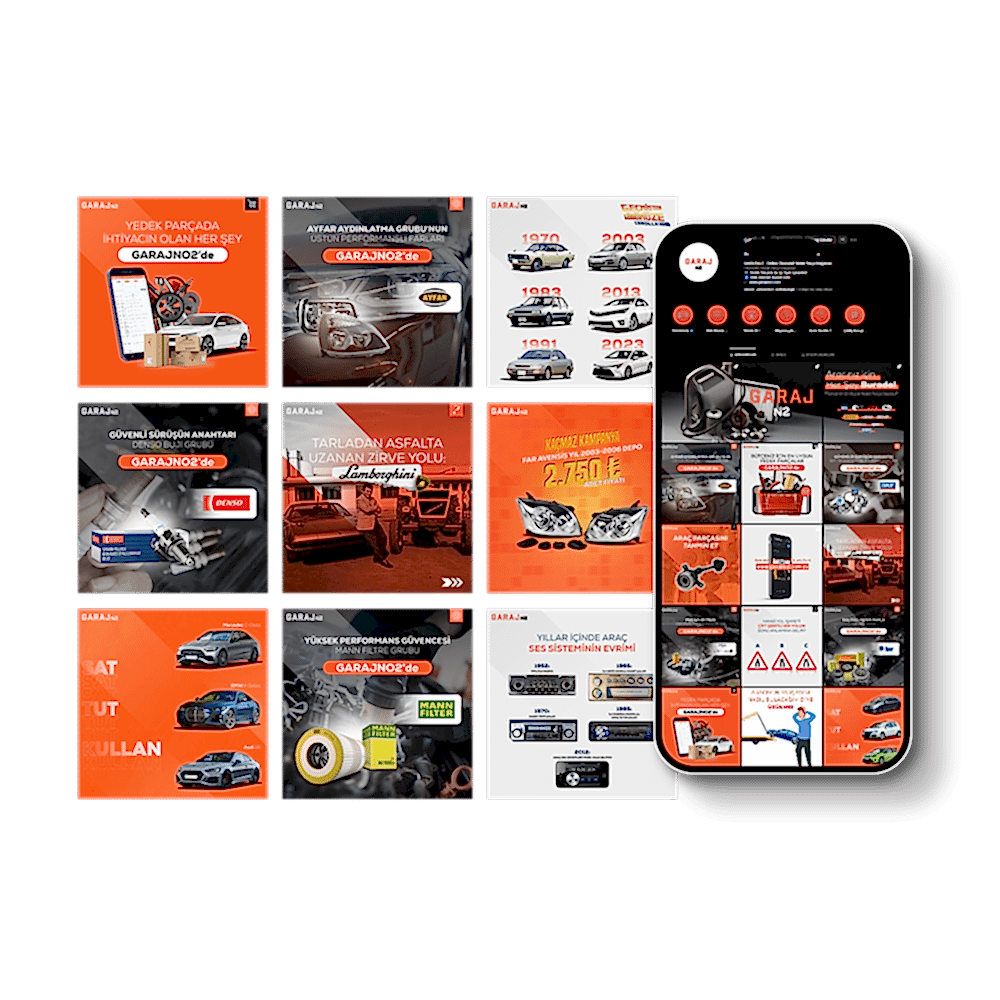 GarajNo2 Sosyal Medya Çalışması