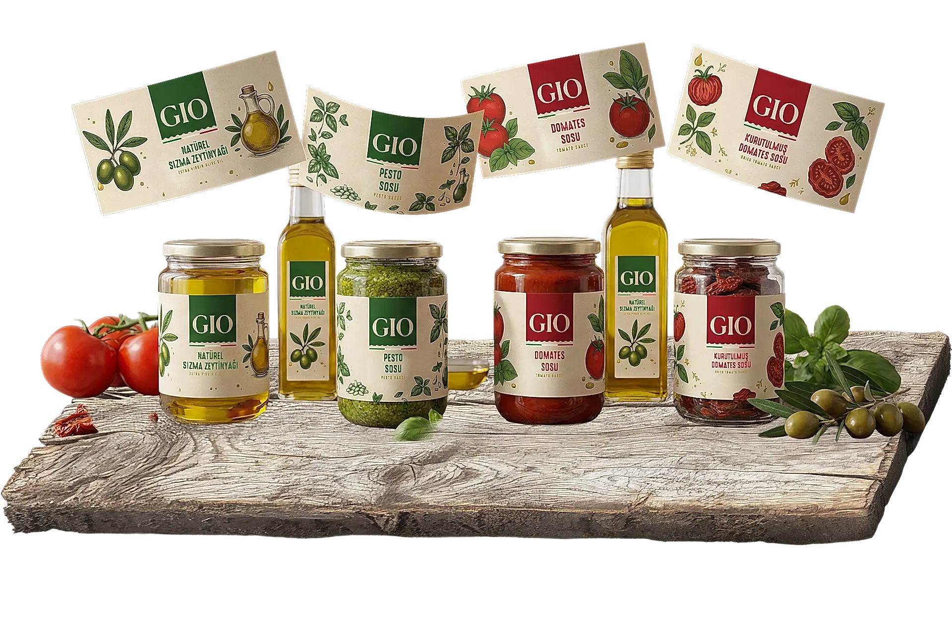 GIO Gusto Sos Etiketi Çalışması