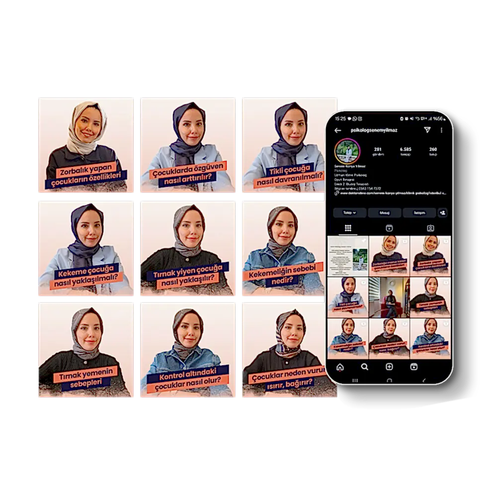 Klinik Psikolog Senem Konya Yılmaz Sosyal Medya Yönetimi